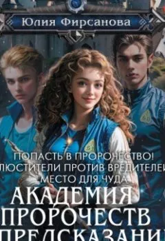 Аудиокнига - Академия пророчеств и предсказаний: Попасть в пророчество! Блюстители против вредителей! Место для чуда. Юлия Фирсанова - слушать в Литвек