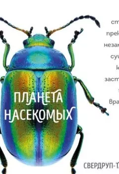 Обложка книги - Планета насекомых: странные, прекрасные, незаменимые существа, которые заставляют наш мир вращаться - Анне Свердруп-Тайгесон