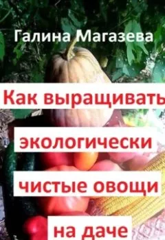Обложка книги - Как выращивать экологически чистые овощи на даче - Галина Магазева