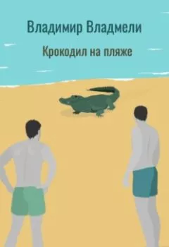 Обложка книги - Крокодил на пляже - Владимир Владмели