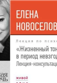 Обложка книги - Лекция «Жизненный тонус в период невзгод» - Елена Новоселова