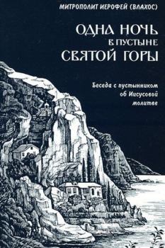 Обложка книги - Одна ночь в пустыне святой горы - Митрополит Иерофей Влахос