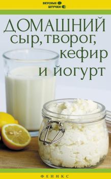 Обложка книги - Домашний сыр, творог, кефир и йогурт - Мила Солнечная