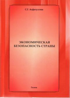 Обложка книги - Экономическая безопасность страны - Салават Газимович Асфатуллин