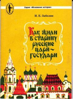 Книга - Как жили в старину русские цари-государи. Иван Егорович Забелин - читать в Литвек