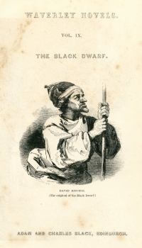 Обложка книги - Черный карлик - Вальтер Скотт