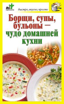 Обложка книги - Борщи, супы, бульоны – чудо домашней кухни - Дарья Костина