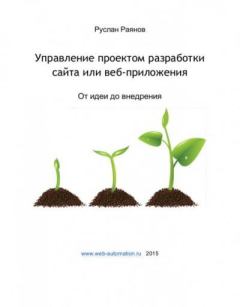 Обложка книги - Управление проектом разработки сайта или веб-приложения - Руслан Раянов