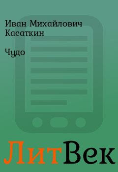 Книга - Чудо. Иван Михайлович Касаткин - читать в ЛитВек
