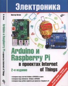 Обложка книги - Arduino и Raspberry Pi в проектах Internet of Things - Виктор А. Петин
