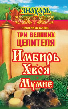 Обложка книги - Три великих целителя: имбирь, хвоя, мумие - Григорий Михайлов