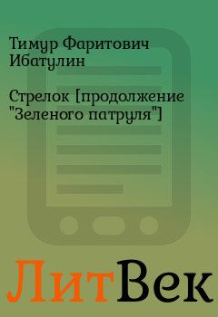 Обложка книги - Стрелок [продолжение "Зеленого патруля"] - Тимур Фаритович Ибатулин