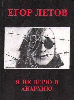 Обложка книги - Я не верю в анархию (Сборник статей) - Егор Летов