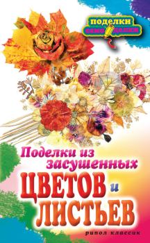 Обложка книги - Поделки из засушенных цветов и листьев - Татьяна Федоровна Плотникова