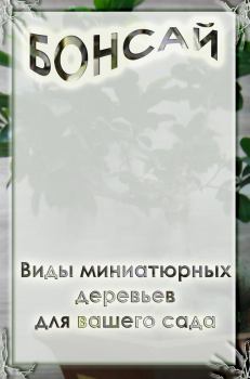 Обложка книги - Виды миниатюрных деревьев для вашего сада - Илья Мельников