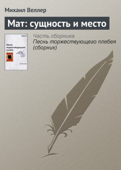 Обложка книги - Мат: сущность и место - Михаил Иосифович Веллер