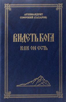 Обложка книги - Видеть Бога как Он есть - архимандрит Софроний Сахаров