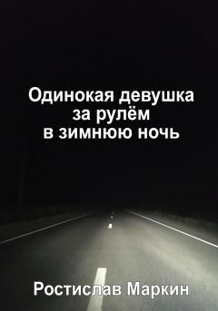 Обложка книги - Одинокая девушка за рулём в зимнюю ночь - Ростислав Маркин