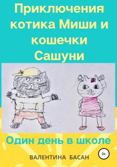 Обложка книги - Приключения котика Миши и кошечки Сашуни. Один день в школе - Валентина Басан