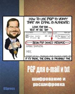 Обложка книги - PGP для e-mail и txt, шифрование и расшифровка - Автор неизвестен