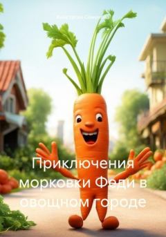 Обложка книги - Приключения морковки Феди в овощном городе - Анастасия Александровна Семенова