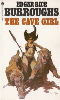 Обложка книги - Пещерная девушка - Эдгар Райс Берроуз
