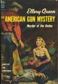 Обложка книги - Тайна американского пистолета - Эллери Куин
