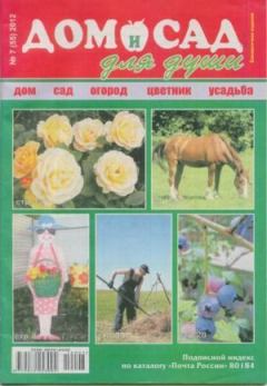 Обложка книги - Дом и сад для души 2012 №07(55) -  журнал Дом и сад для души