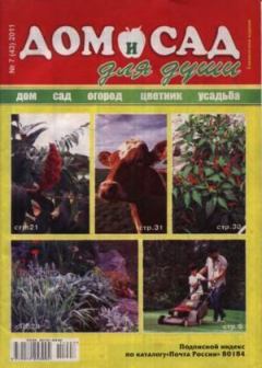 Обложка книги - Дом и сад для души 2011 №07(43) -  журнал Дом и сад для души