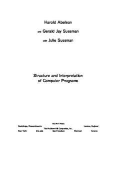 Книга - Структура и интерпретация компьютерных программ. Харольд Абельсон - читать в Литвек