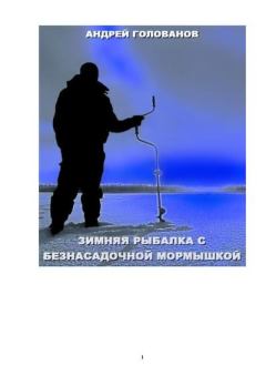 Обложка книги - Зимняя рыбалка с безнасадочной мормышкой - Андрей Голованов