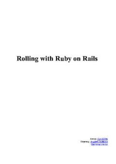 Книга - Катание с Ruby на Rails. Курт Гиббс - прочитать в Литвек