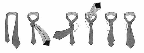 Как завязывать галстук. Полезные советы.. Иллюстрация № 1