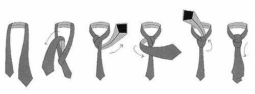 Как завязывать галстук. Полезные советы.. Иллюстрация № 3