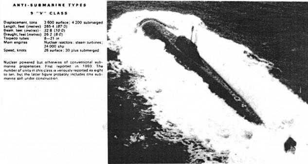 Подводные лодки проекта 671. Иллюстрация № 2