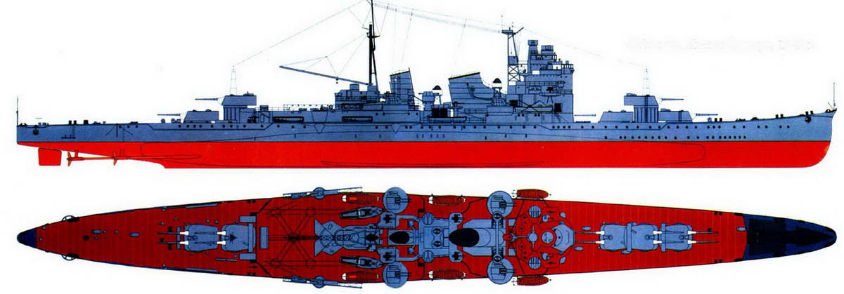 Японские тяжелые крейсера типа «Миоко». Иллюстрация № 75