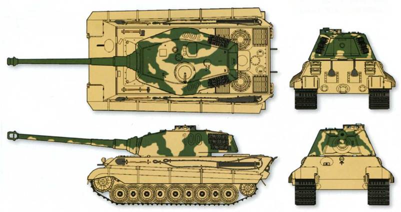 Боевые машины мира, 2014 № 23 Тяжелый танк Pz. KpfwVI Ausf.B «Тигр II». Иллюстрация № 7