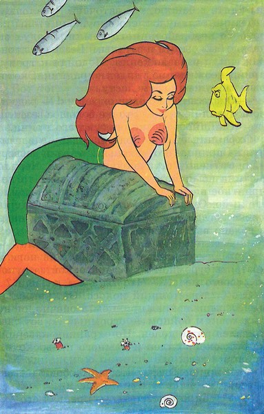 Русалочка в подводном замке. Иллюстрация № 15