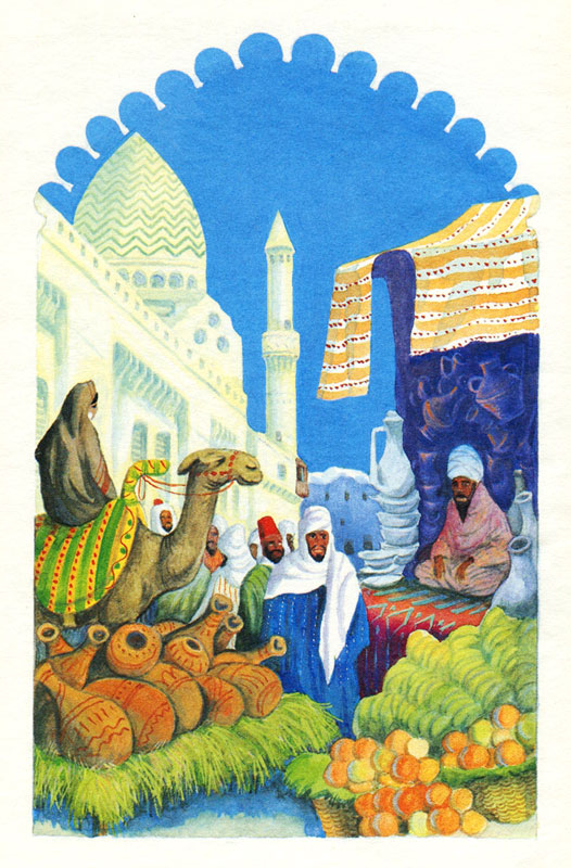 Газель с золотыми копытцами : сказки Северной Африки. Иллюстрация № 1
