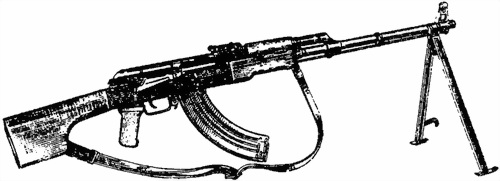 7,62-мм ручной пулемет Калашникова (РПК и РПКС). Наставление по стрелковому делу. Иллюстрация № 2