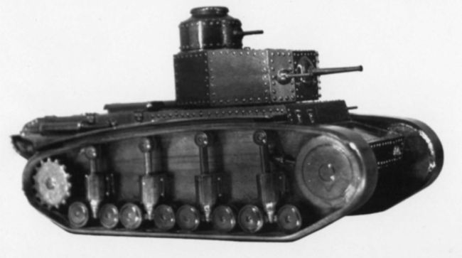 Маневренные танки СССР Т-12, Т-24, ТГ, Д-4 и др.. Иллюстрация № 13