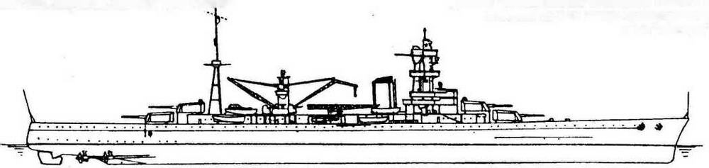Тяжелые крейсера типа “Адмирал Хиппер”. Иллюстрация № 1