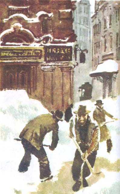 В снегу. Иллюстрация № 1