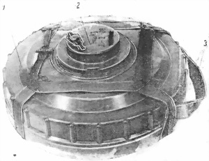 Противотанковая мина ТМ-62П2 с взрывателем МВП-62. Иллюстрация № 1