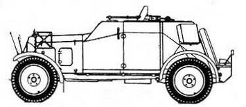 Бронетанковая техника Германии 1939 - 1945 (часть II) Бронеавтомобили, бронетранспортеры, тягачи и спецмашины. Иллюстрация № 1