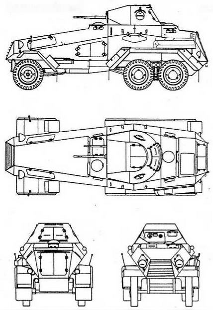 Бронетанковая техника Германии 1939 - 1945 (часть II) Бронеавтомобили, бронетранспортеры, тягачи и спецмашины. Иллюстрация № 7