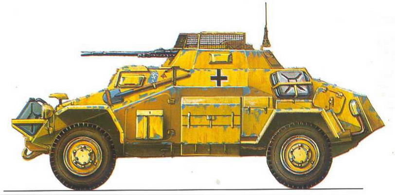 Бронетанковая техника Германии 1939 - 1945 (часть II) Бронеавтомобили, бронетранспортеры, тягачи и спецмашины. Иллюстрация № 84
