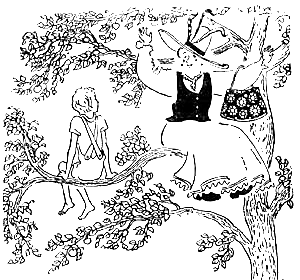Бабушка на яблоне. Иллюстрация № 1
