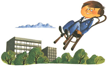 Необыкновенные приключения школьника Бобки, который изобрел летающий стул. Иллюстрация № 3