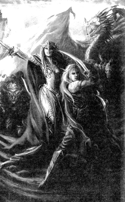 Гнев дракона. Эльфийка-воительница. Иллюстрация № 1
